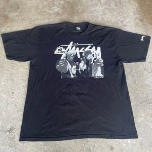 rare Stussy x MTV Yo Raps x Public Enemy tshirt